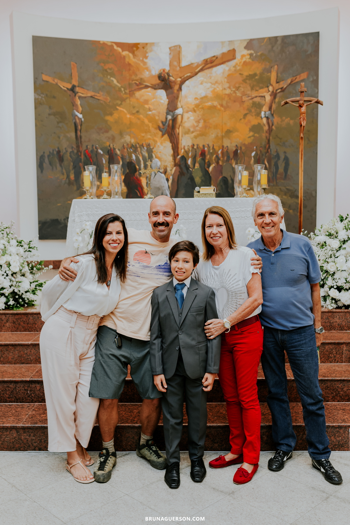 fotografia primeira comunhão eucaristia colégio porto real barra da tijuca paroquia Santa Rosa de lima rj 