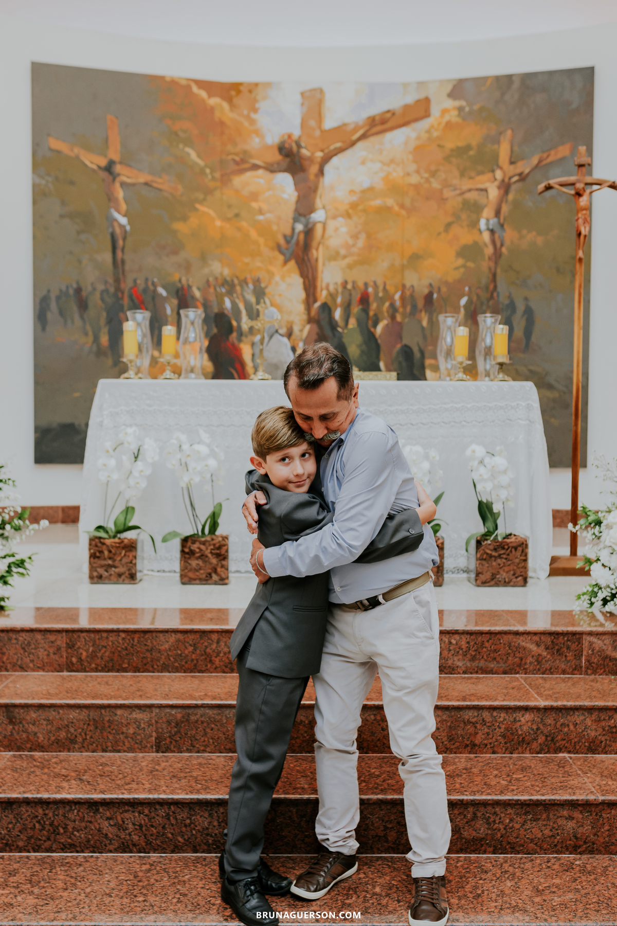 fotografia primeira comunhão eucaristia colégio porto real barra da tijuca paroquia Santa Rosa de lima rj 