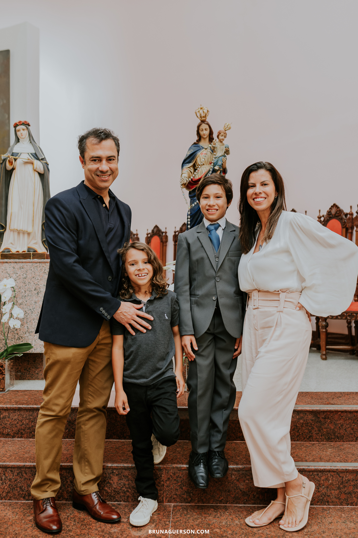 fotografia primeira comunhão eucaristia colégio porto real barra da tijuca paroquia Santa Rosa de lima rj 