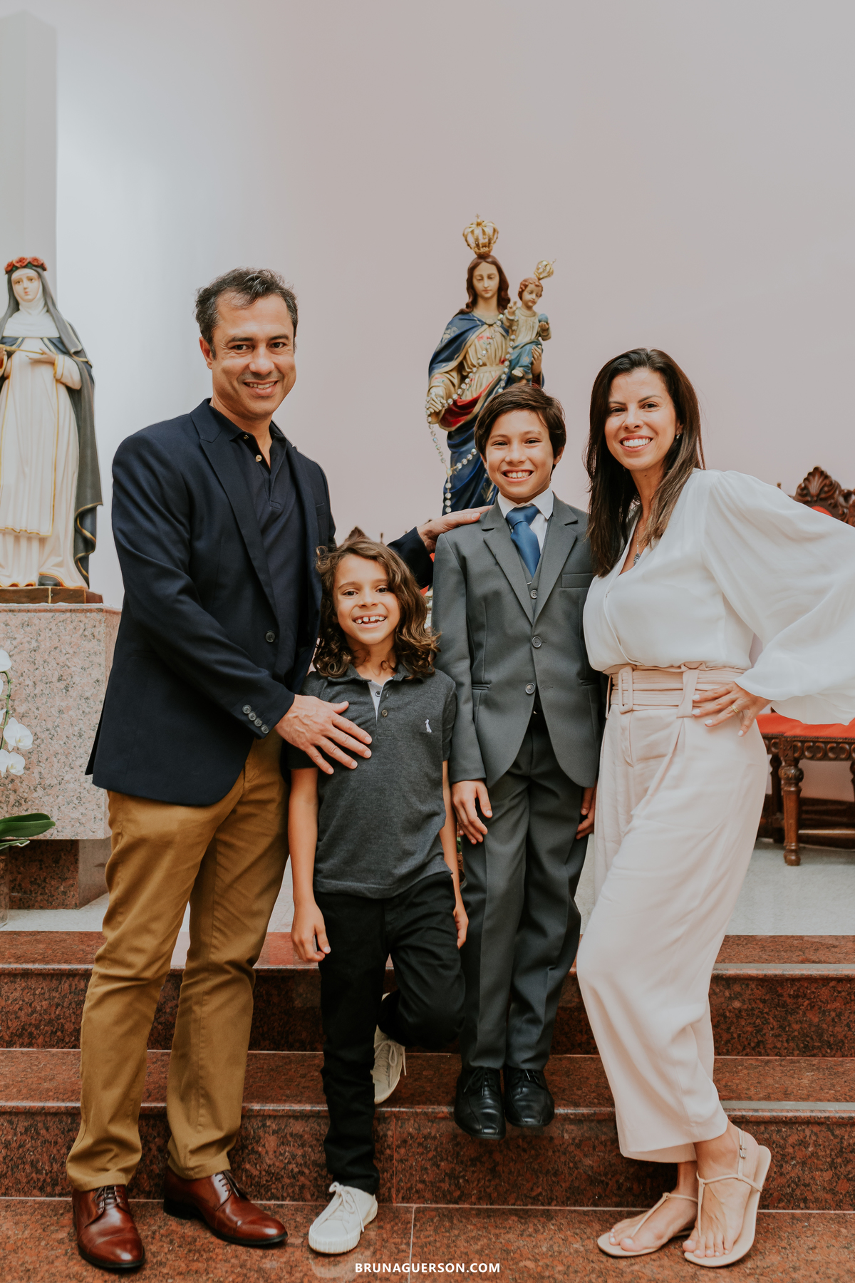 fotografia primeira comunhão eucaristia colégio porto real barra da tijuca paroquia Santa Rosa de lima rj 