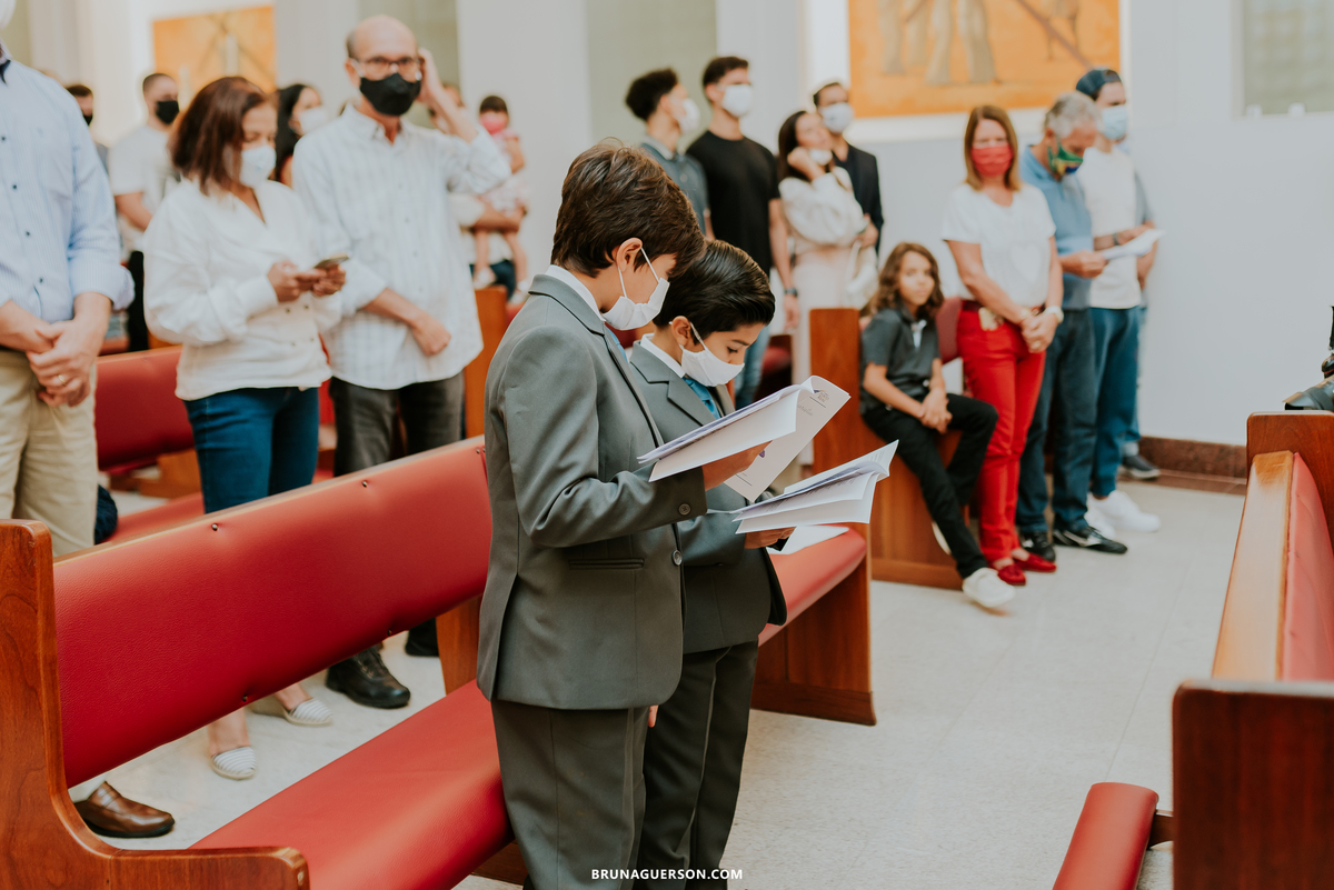 fotografia primeira comunhão eucaristia colégio porto real barra da tijuca paroquia Santa Rosa de lima rj 