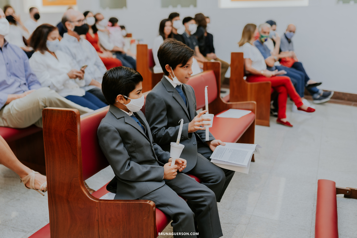 fotografia primeira comunhão eucaristia colégio porto real barra da tijuca paroquia Santa Rosa de lima rj 