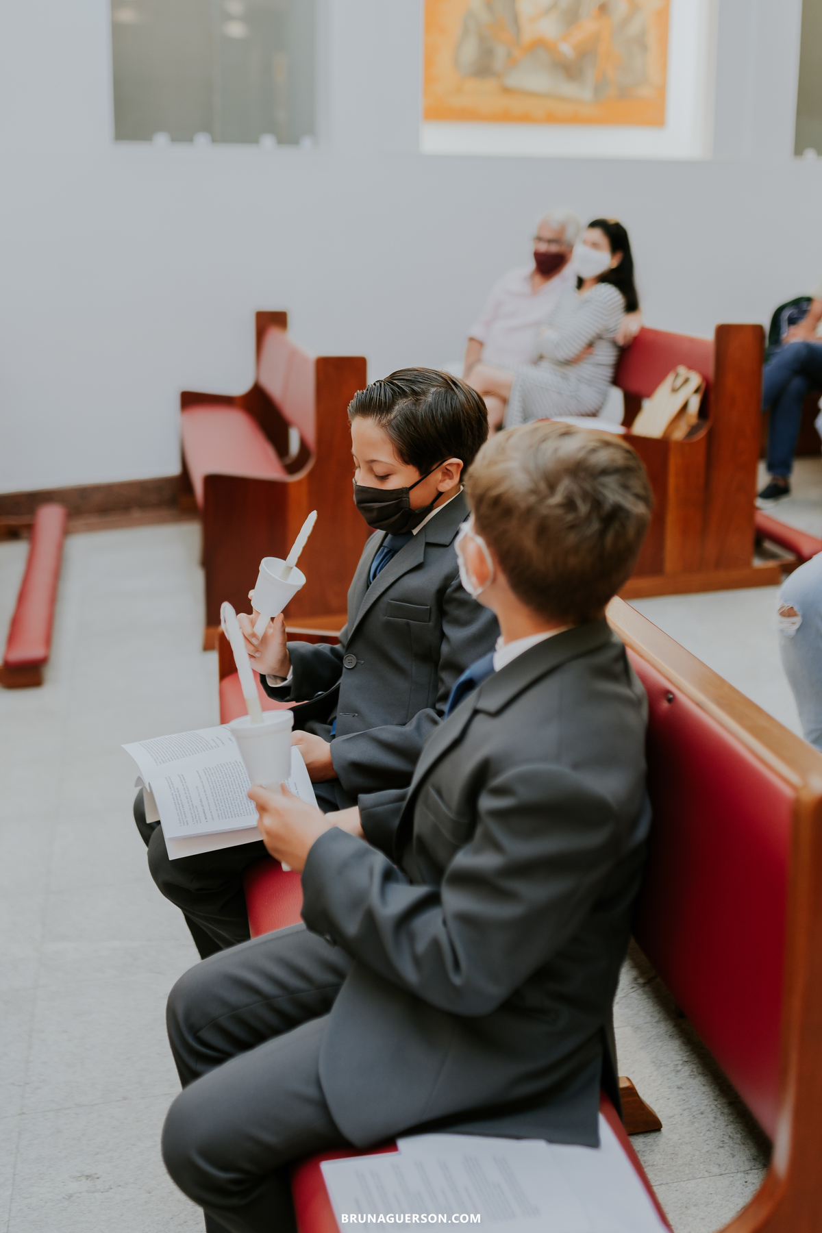 fotografia primeira comunhão eucaristia colégio porto real barra da tijuca paroquia Santa Rosa de lima rj 