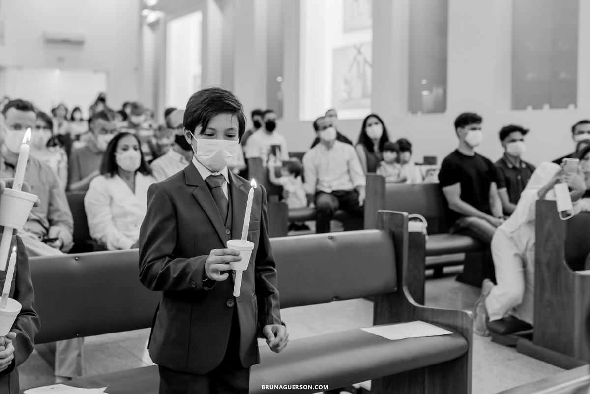 fotografia primeira comunhão eucaristia colégio porto real barra da tijuca paroquia Santa Rosa de lima rj 