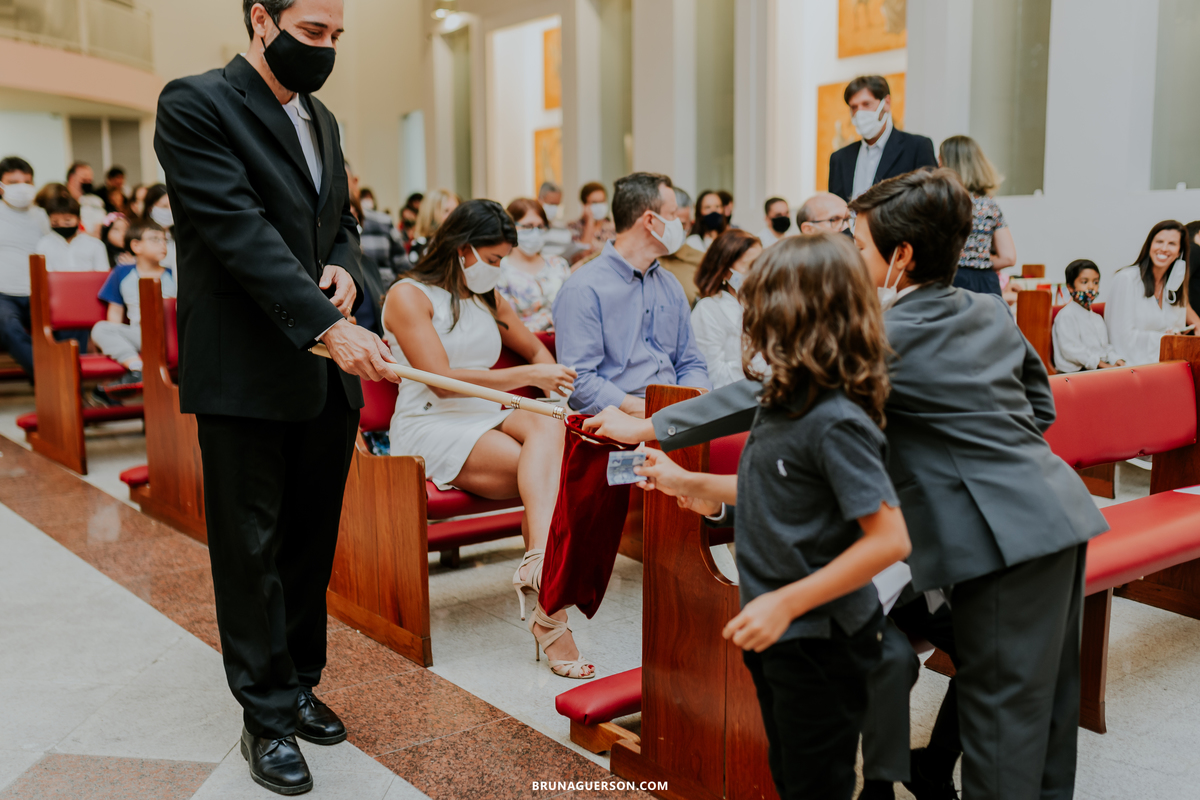 fotografia primeira comunhão eucaristia colégio porto real barra da tijuca paroquia Santa Rosa de lima rj 