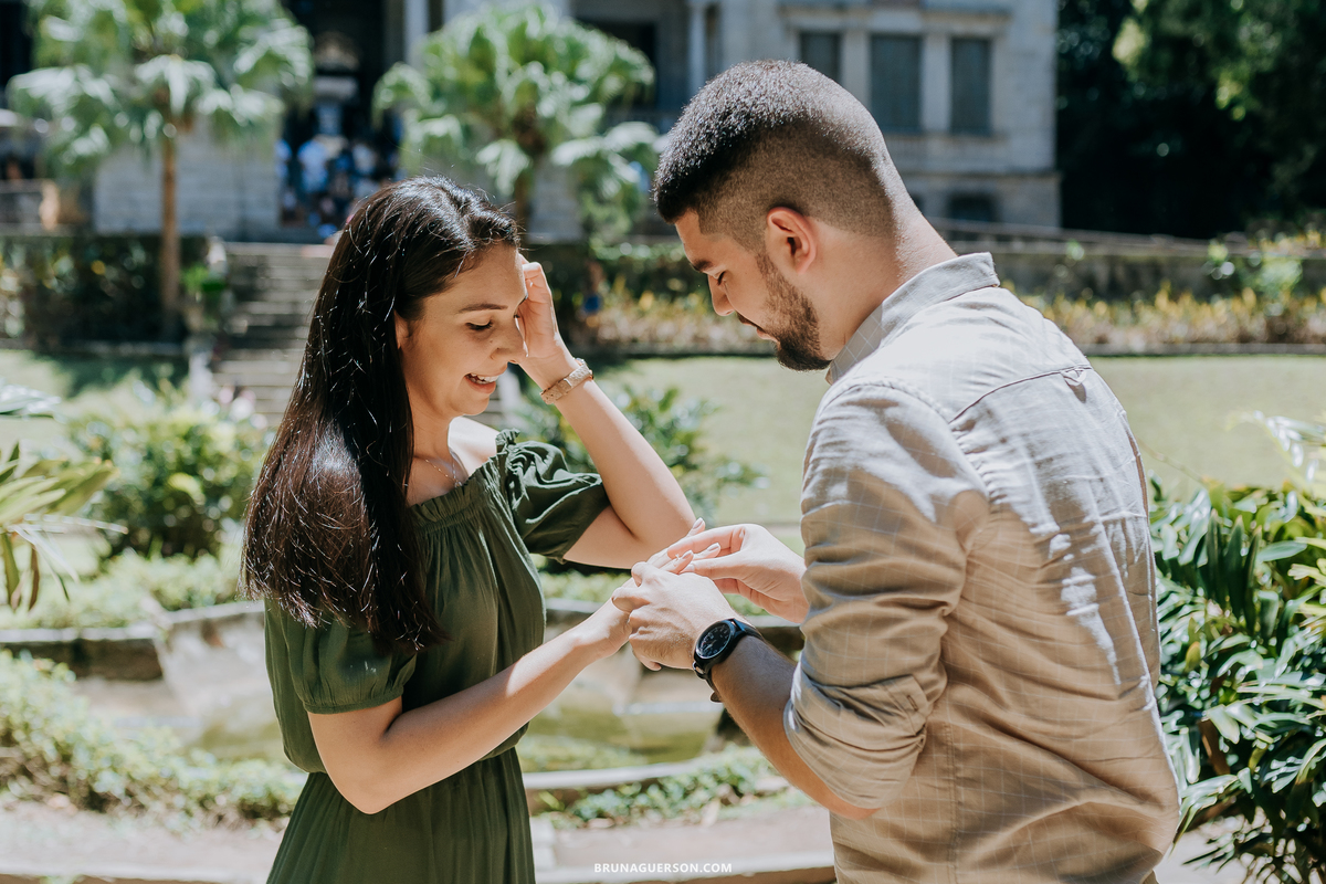 ensaio de casal Rio de Janeiro externo parque lage fotografia rj pedido noivado