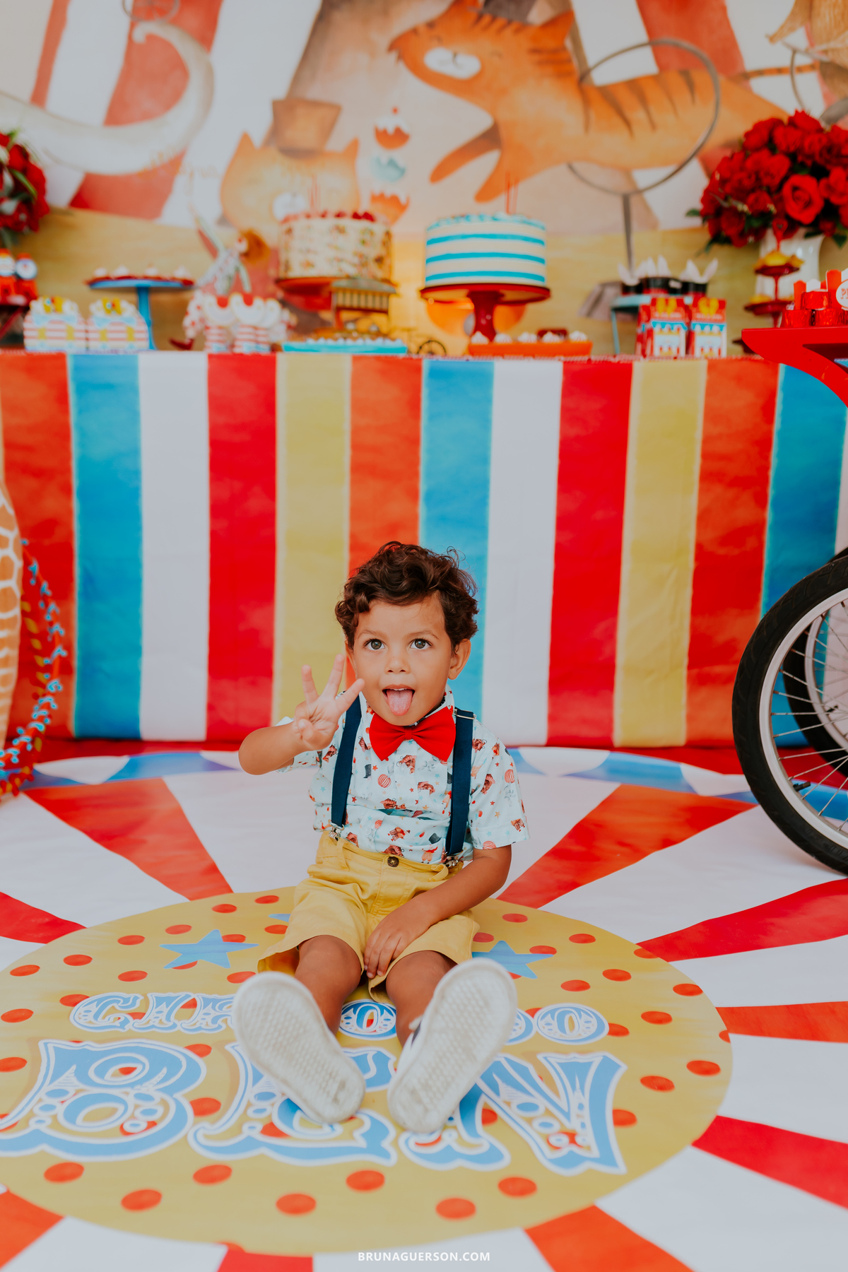 fotografa de familia fotografia festa infantil ao ar livre tema circo Rio de Janeiro 3 anos