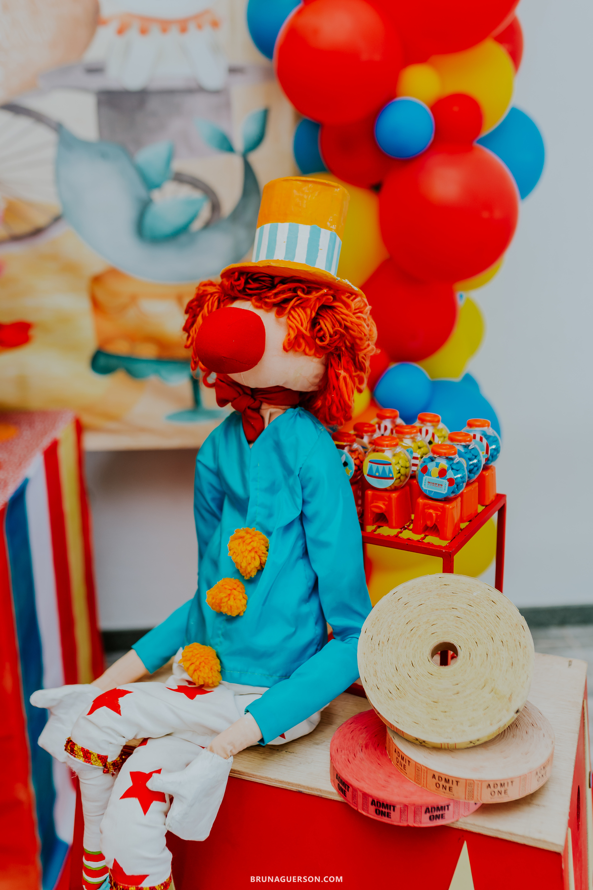 fotografa de familia fotografia festa infantil ao ar livre tema circo Rio de Janeiro 3 anos