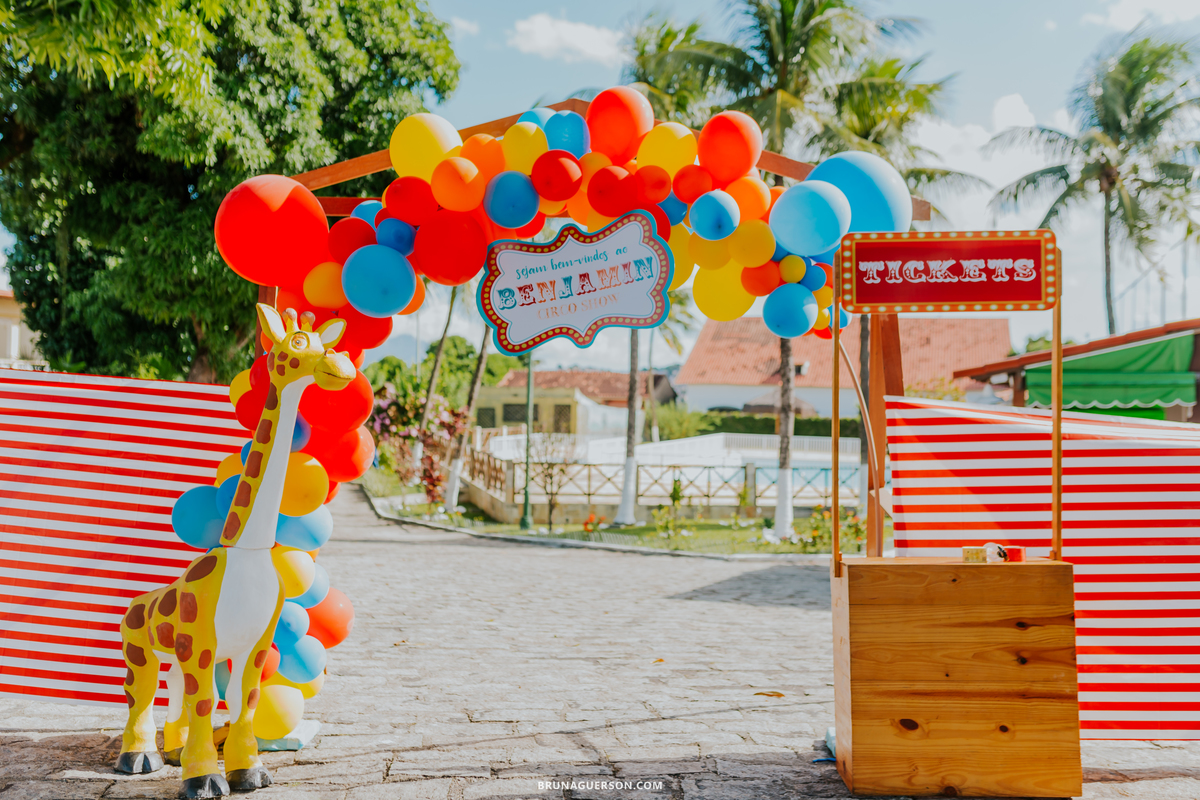 fotografa de familia fotografia festa infantil ao ar livre tema circo Rio de Janeiro 3 anos