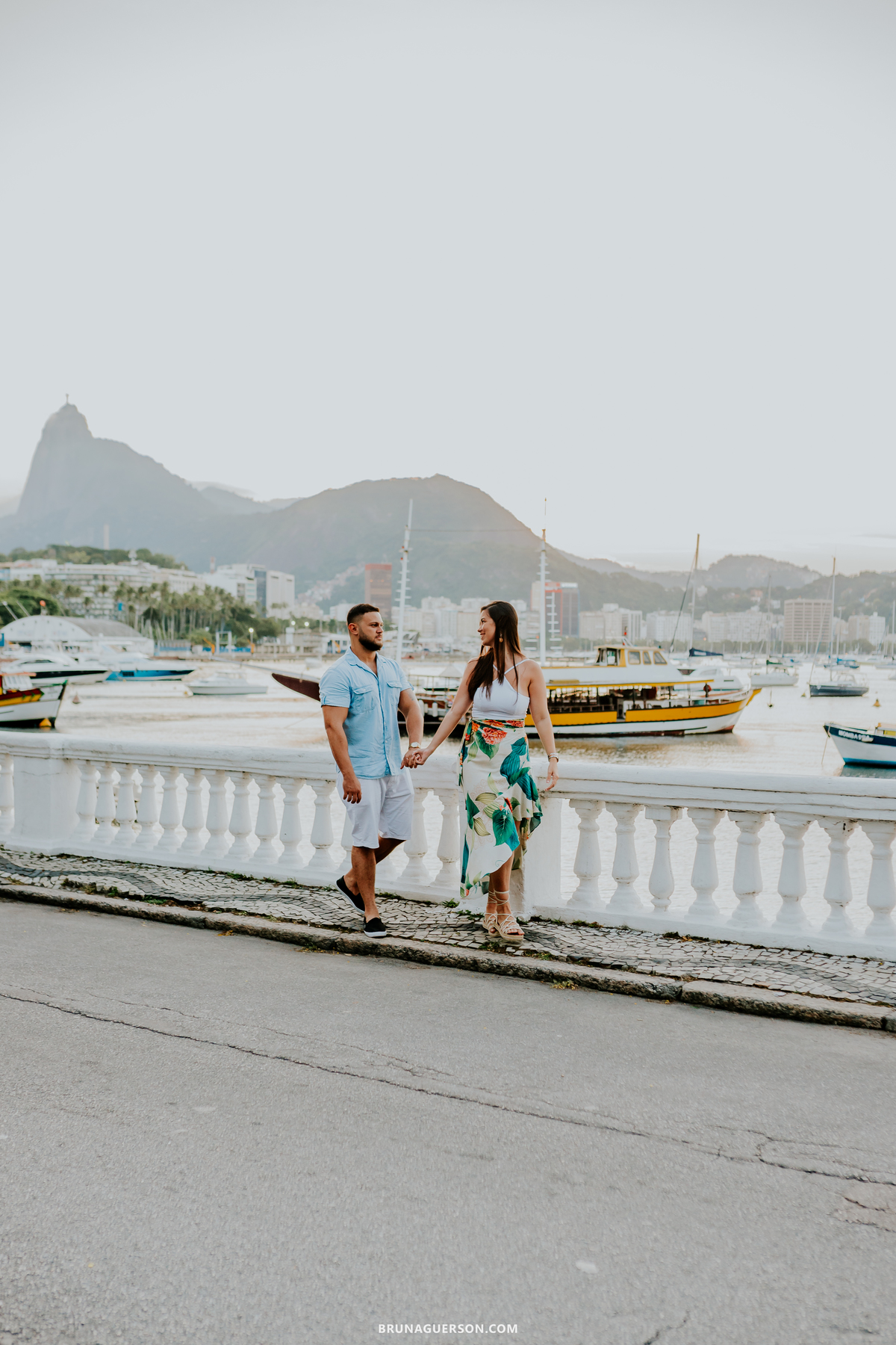 ensaio de casal  Rio de Janeiro praia vermelha urca fotografia fotografa rj mureta da urca