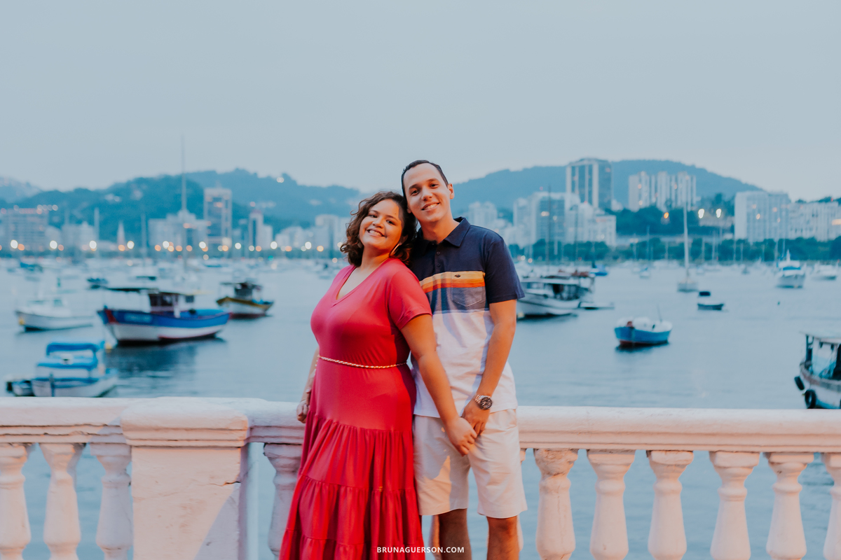 fotografia ensaio de casal externo mureta da urca praia vermelha Rio de Janeiro rj 