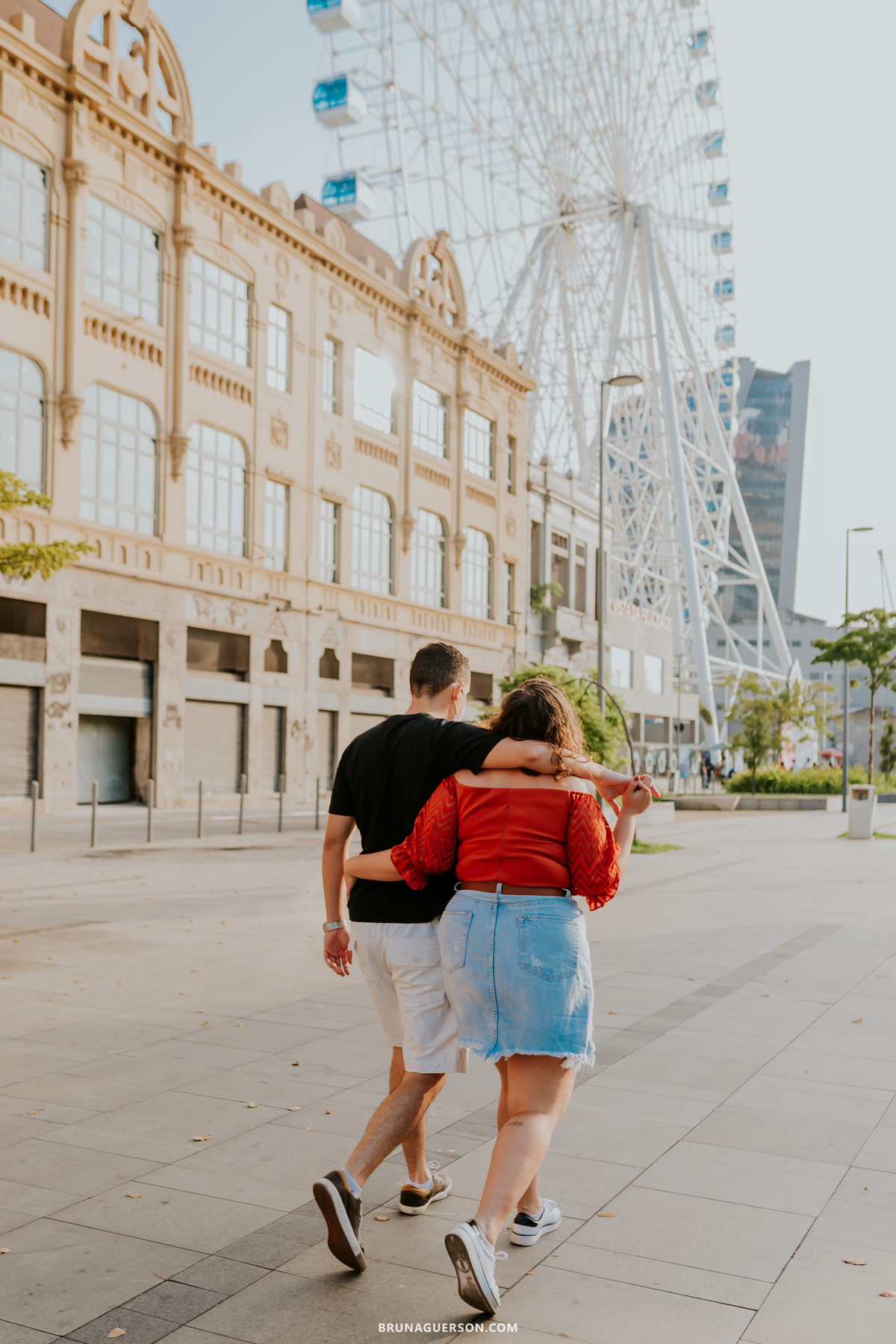 fotografia ensaio de casal externo boulevard olimpico centro Rio de Janeiro rj roda gigante