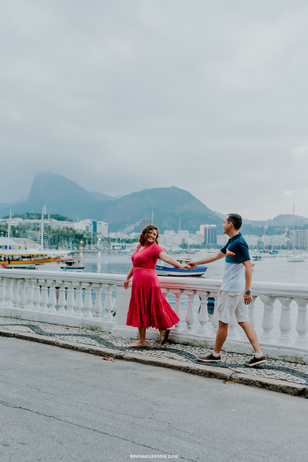 fotografia ensaio de casal externo mureta da urca praia vermelha Rio de Janeiro rj 