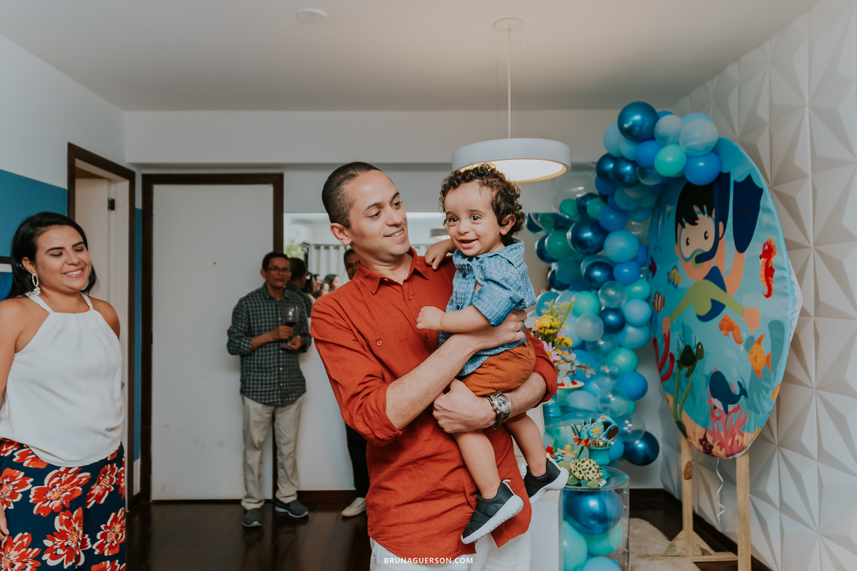 fotografia festa infantil em casa Botafogo Rio de Janeiro rj 1 ano 