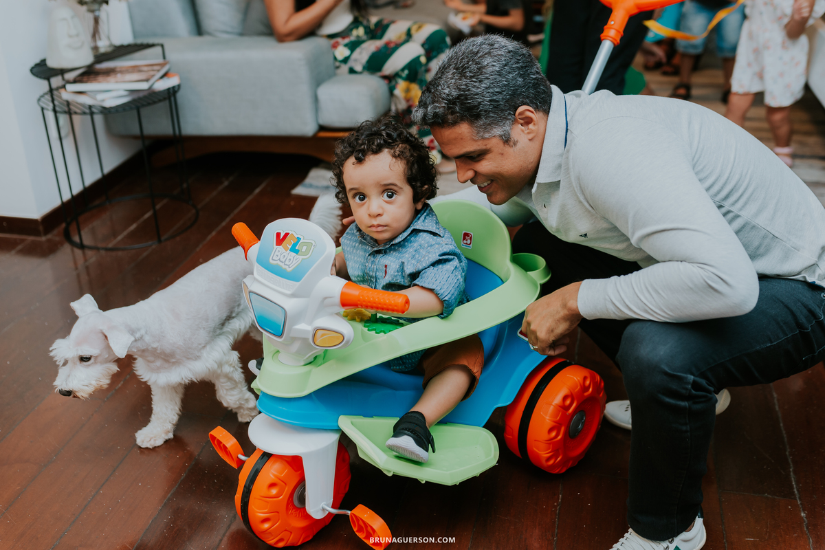 fotografia festa infantil em casa Botafogo Rio de Janeiro rj 1 ano 