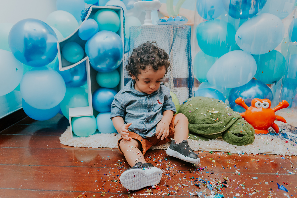 fotografia festa infantil em casa Botafogo Rio de Janeiro rj 1 ano 