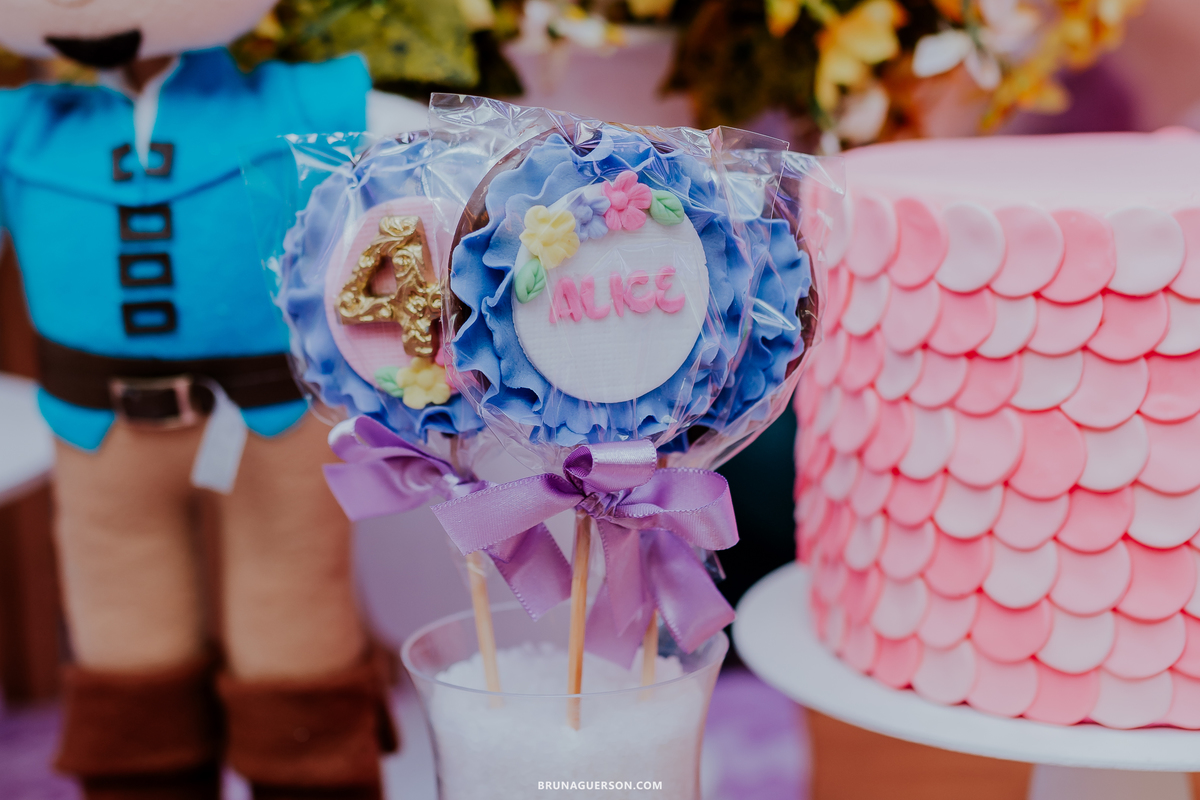 fotografia casa de festa espoleta buffet infantil 4 anos rapunzel menina