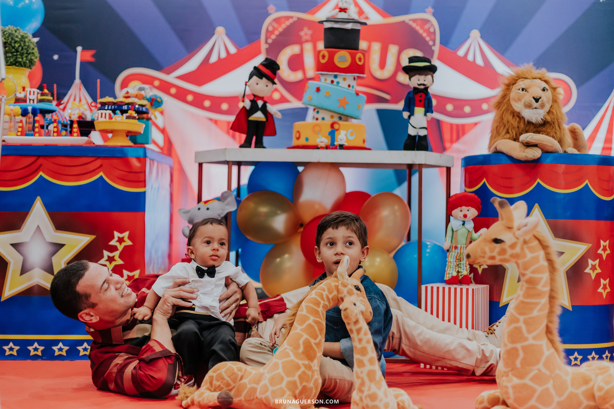 festa infantil Rio de Janeiro rj ilha do governador 1 ano rael circo 