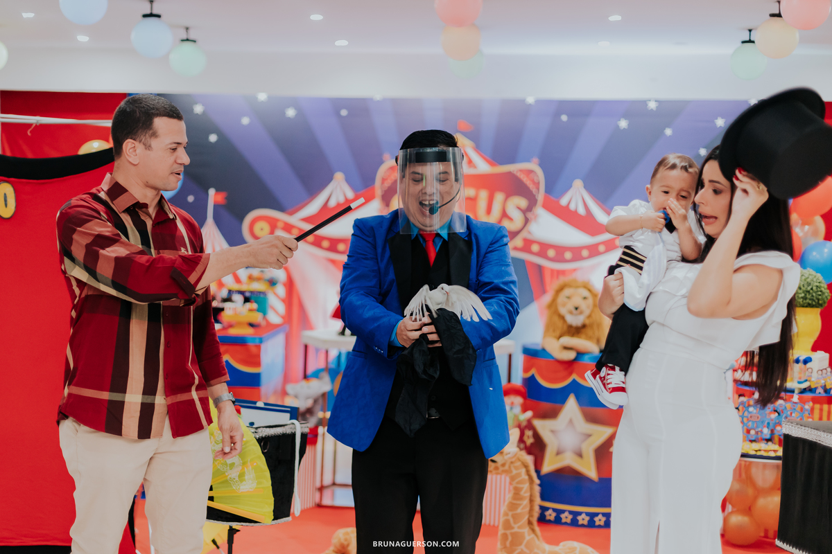 festa infantil Rio de Janeiro rj ilha do governador 1 ano rael circo 