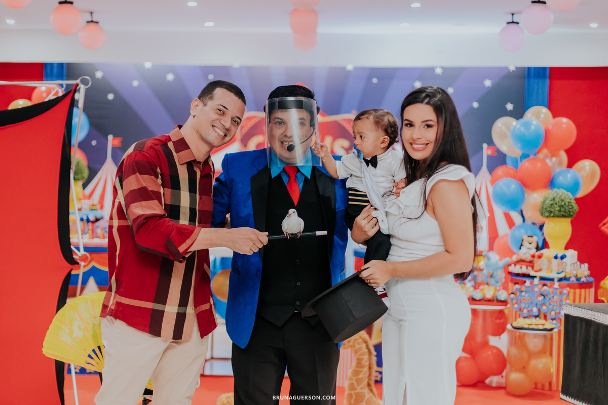 festa infantil Rio de Janeiro rj ilha do governador 1 ano rael circo 