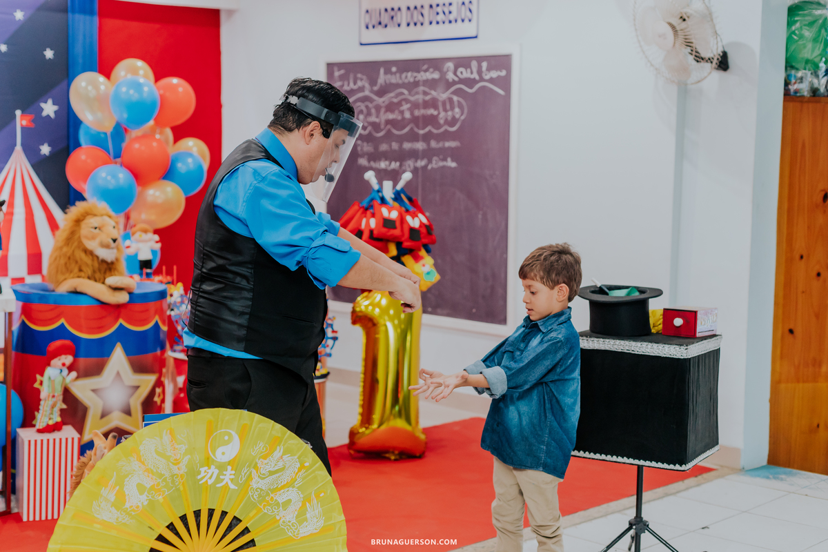 festa infantil Rio de Janeiro rj ilha do governador 1 ano rael circo 