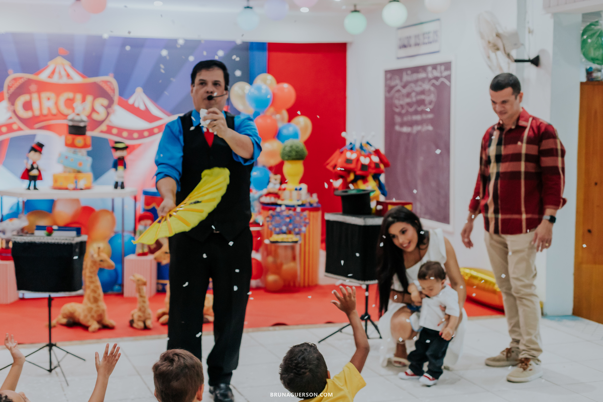festa infantil Rio de Janeiro rj ilha do governador 1 ano rael circo 