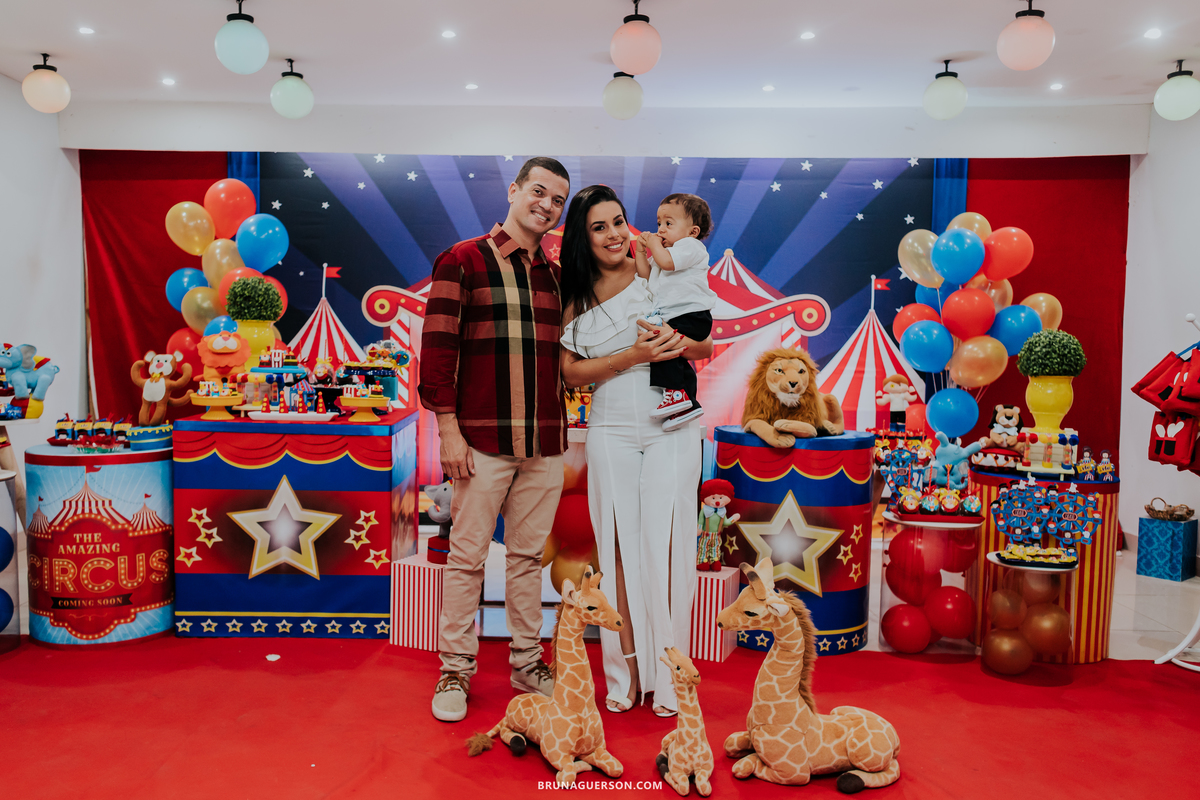 festa infantil Rio de Janeiro rj ilha do governador 1 ano rael circo 