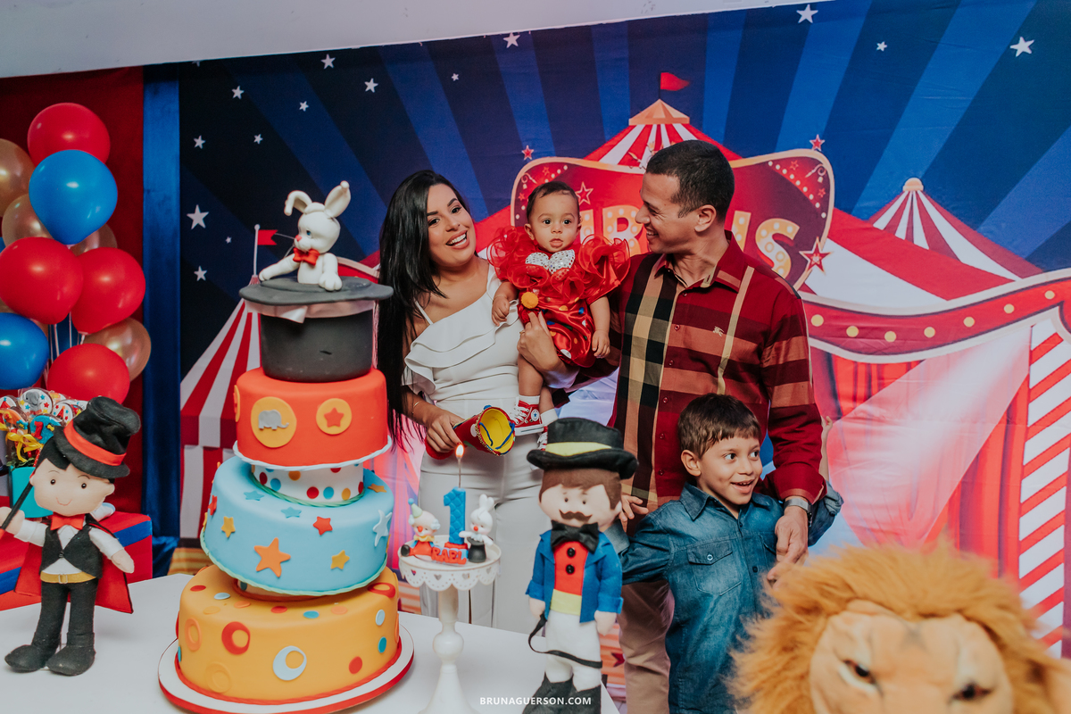 festa infantil Rio de Janeiro rj ilha do governador 1 ano rael circo 
