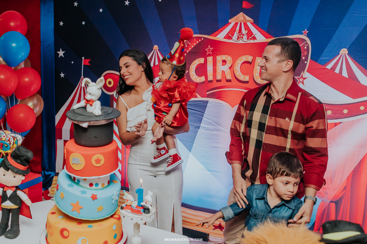 festa infantil Rio de Janeiro rj ilha do governador 1 ano rael circo 