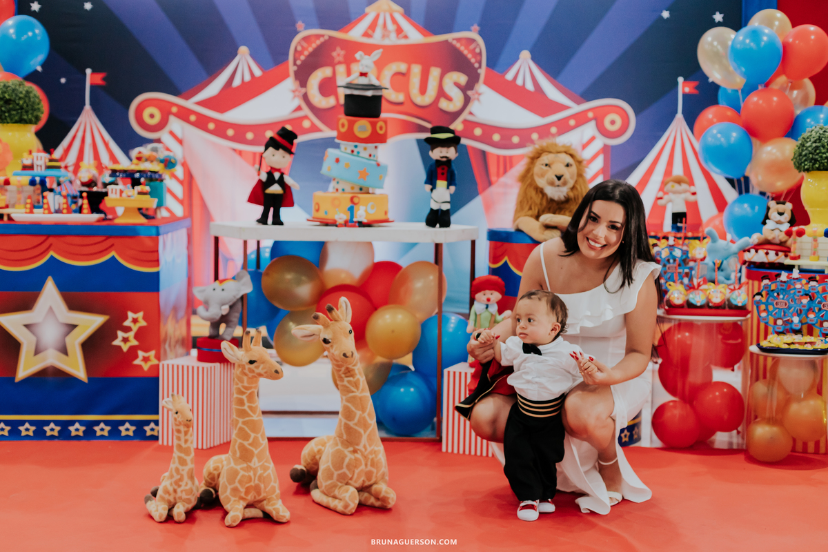 festa infantil Rio de Janeiro rj ilha do governador 1 ano rael circo 
