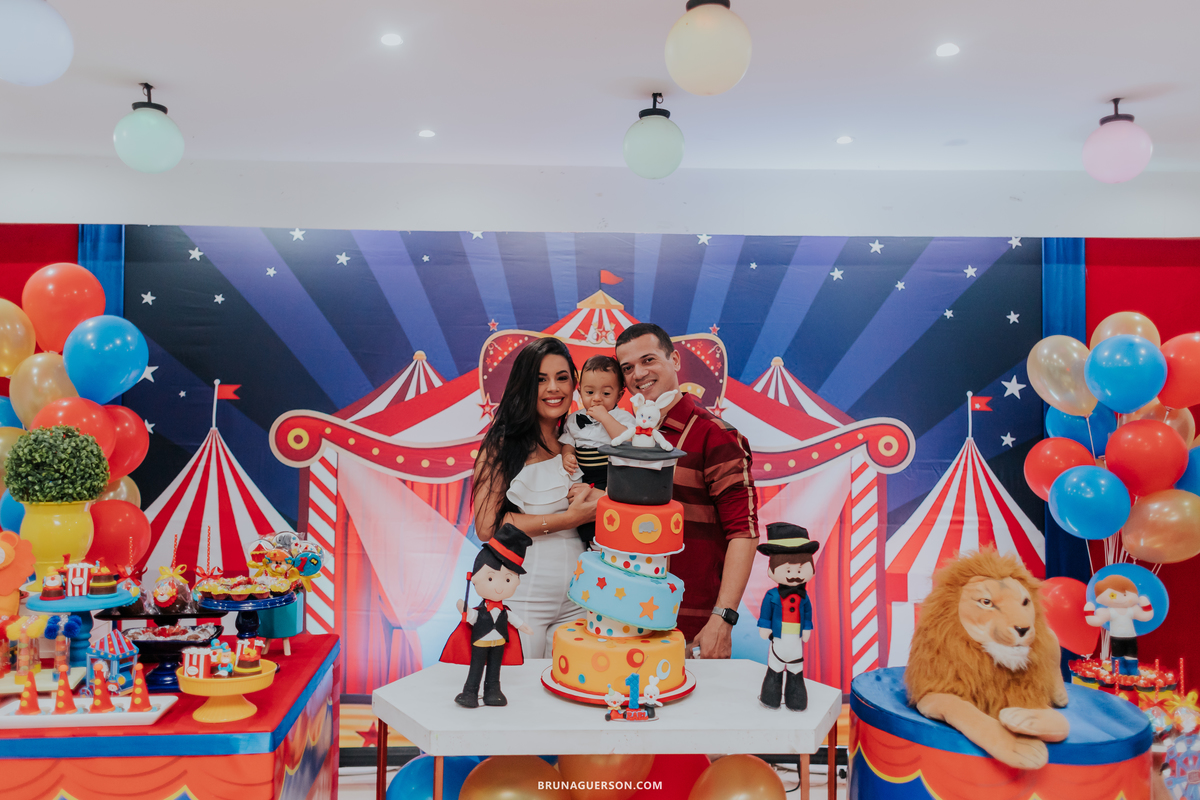 festa infantil Rio de Janeiro rj ilha do governador 1 ano rael circo 