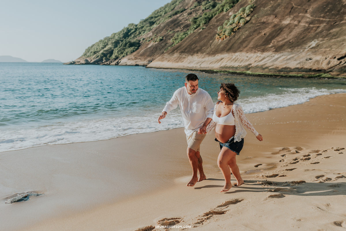 fotografia ensaio de casal gestante externo Rio de Janeiro rj praia vermelha urca 