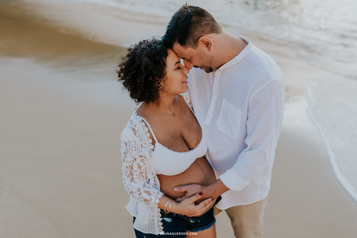 fotografia ensaio de casal gestante externo Rio de Janeiro rj praia vermelha urca 
