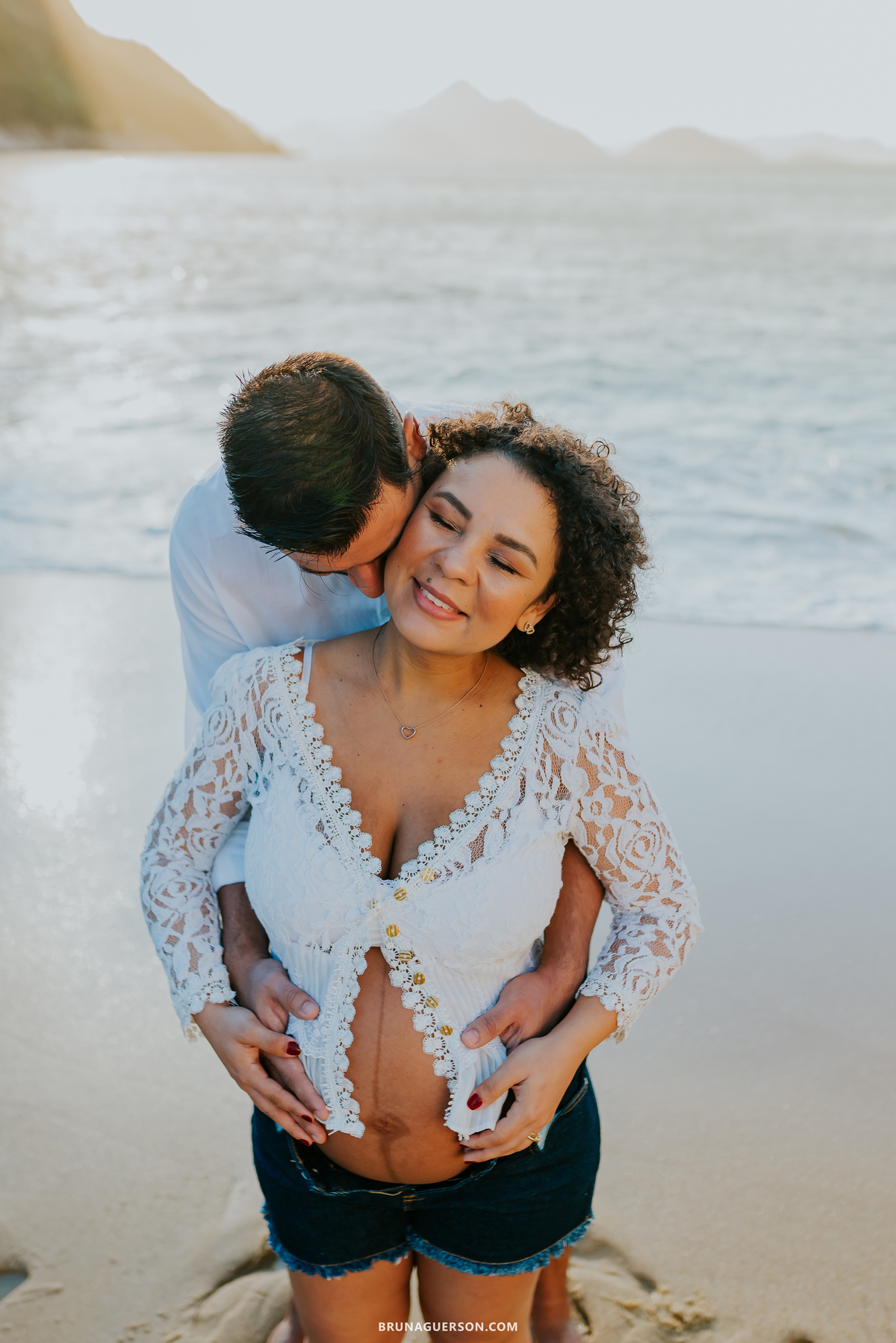 fotografia ensaio de casal gestante externo Rio de Janeiro rj praia vermelha urca 