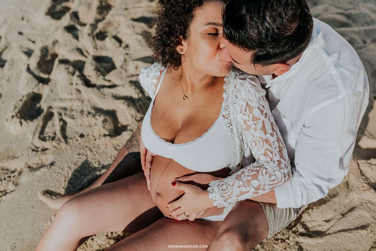 fotografia ensaio de casal gestante externo Rio de Janeiro rj praia vermelha urca 