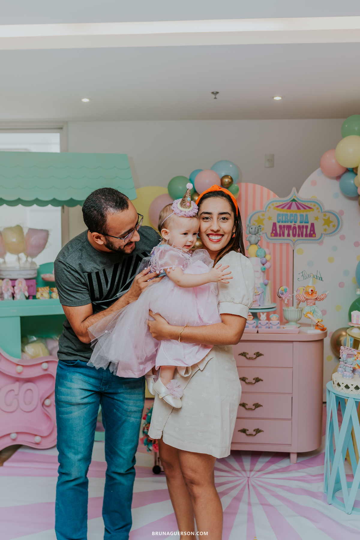 fotografia festa infantil menina 1 ano circo Icarai rio de janeiro niteroi