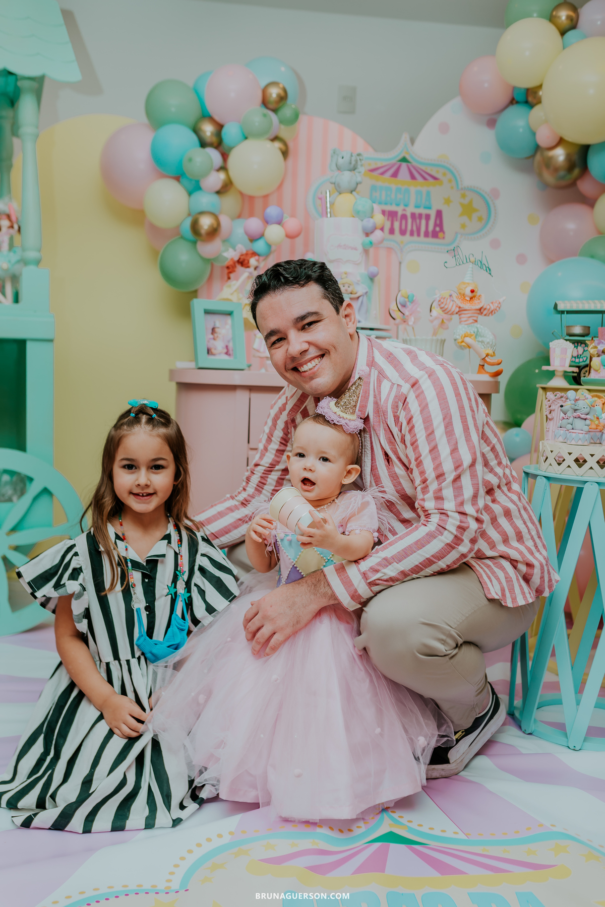 fotografia festa infantil menina 1 ano circo Icarai rio de janeiro niteroi