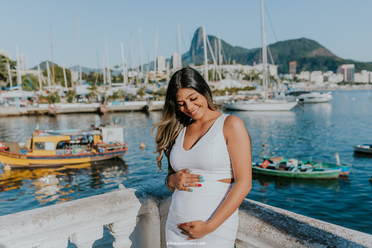 fotografia ensaio externo praia vermelha urca Rio de Janeiro gestante revelação