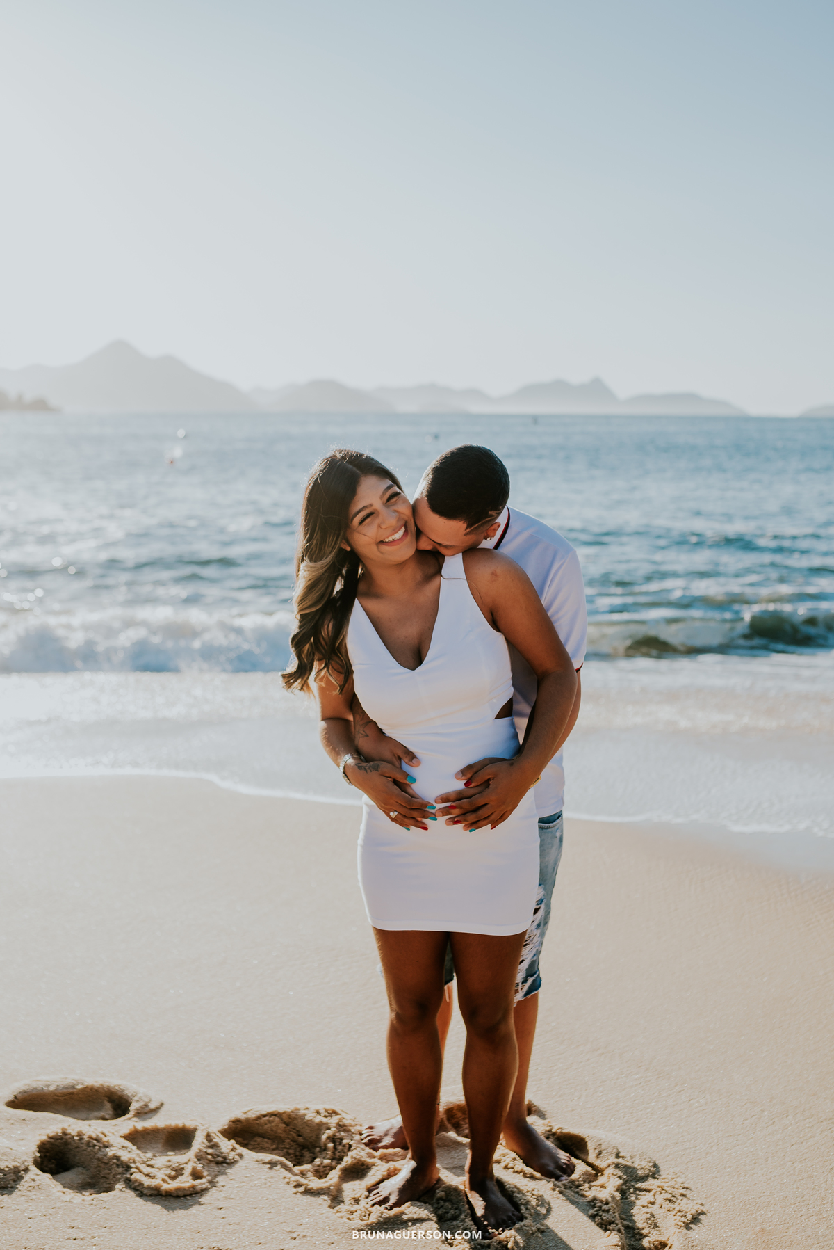 fotografia ensaio externo praia vermelha urca Rio de Janeiro gestante revelação