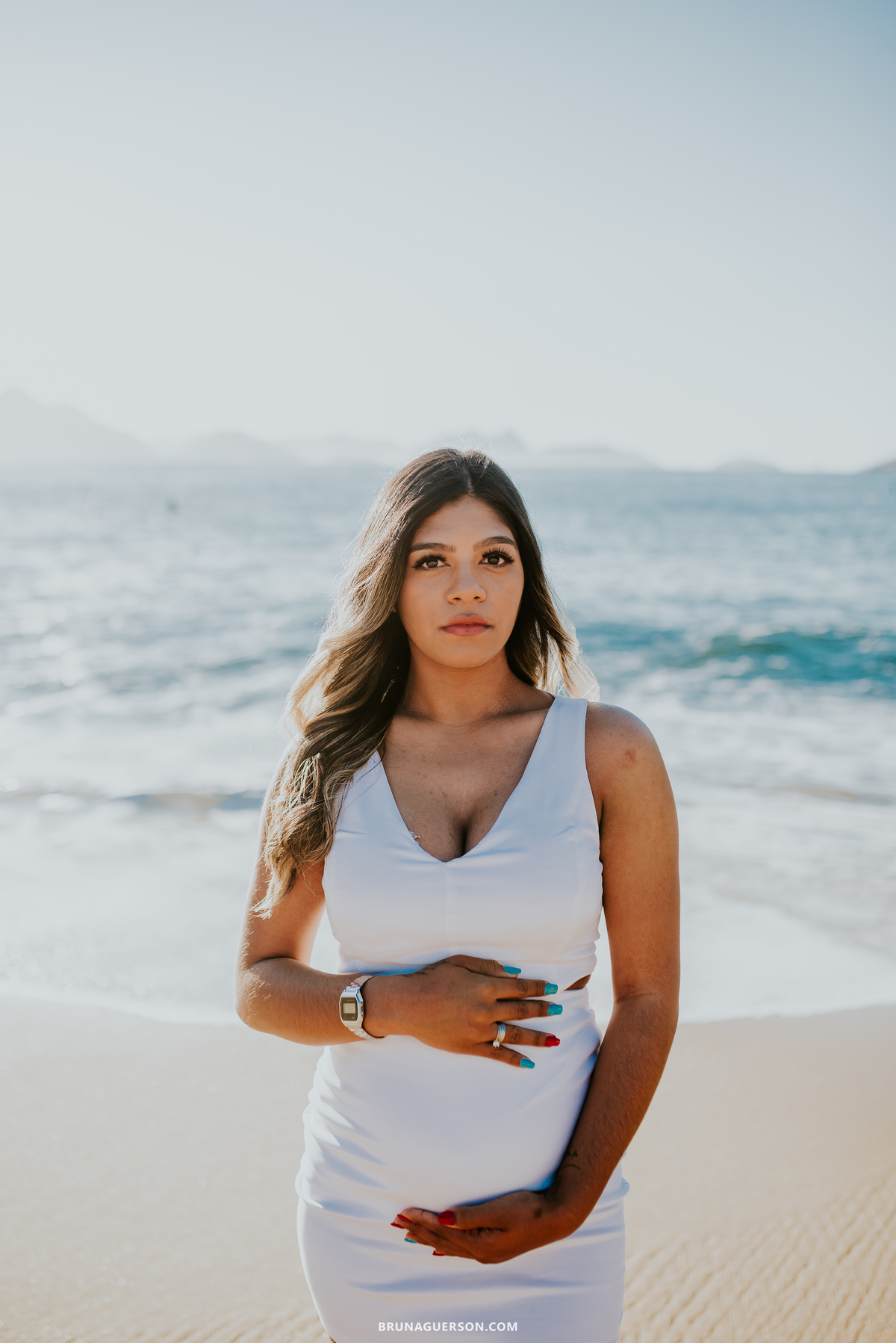 fotografia ensaio externo praia vermelha urca Rio de Janeiro gestante revelação