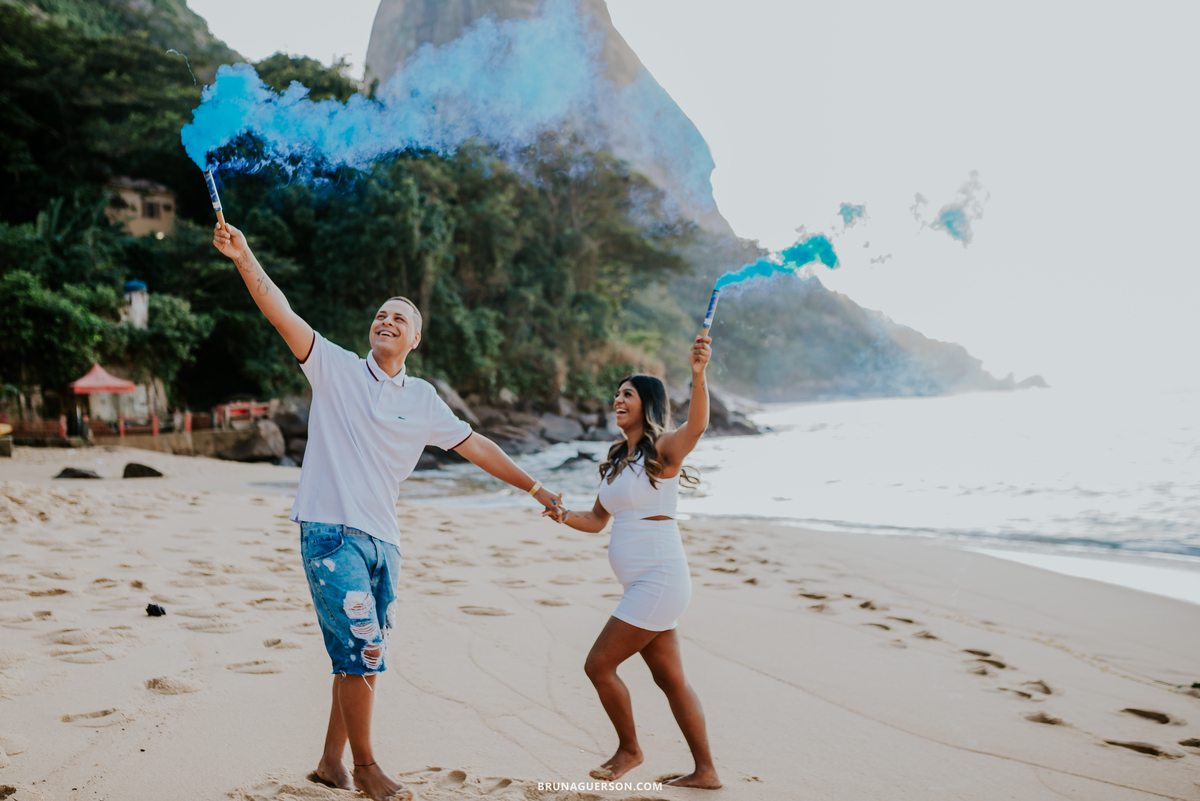 fotografia ensaio externo praia vermelha urca Rio de Janeiro gestante revelação