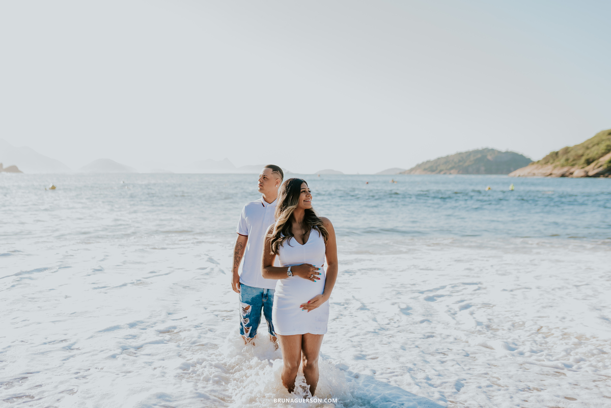 fotografia ensaio externo praia vermelha urca Rio de Janeiro gestante revelação