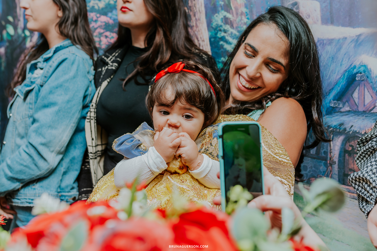 fotografia festa infantil 1 ano marina branca de neve recreio dos bandeirantes Rio de Janeiro rj 