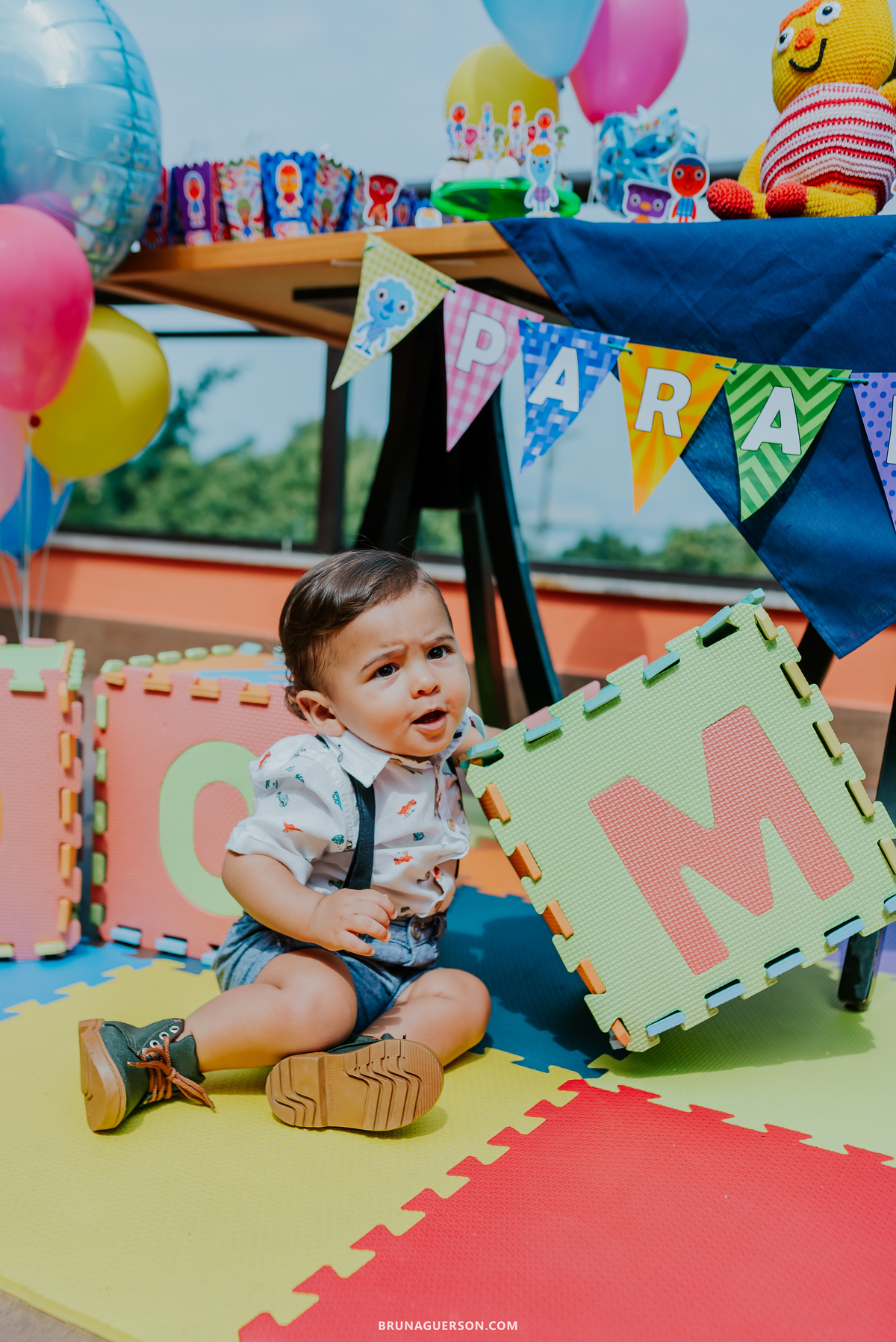 fotografia festa infantil ilha do governador Jardim Guanabara Rio de Janeiro 1 ano dom 