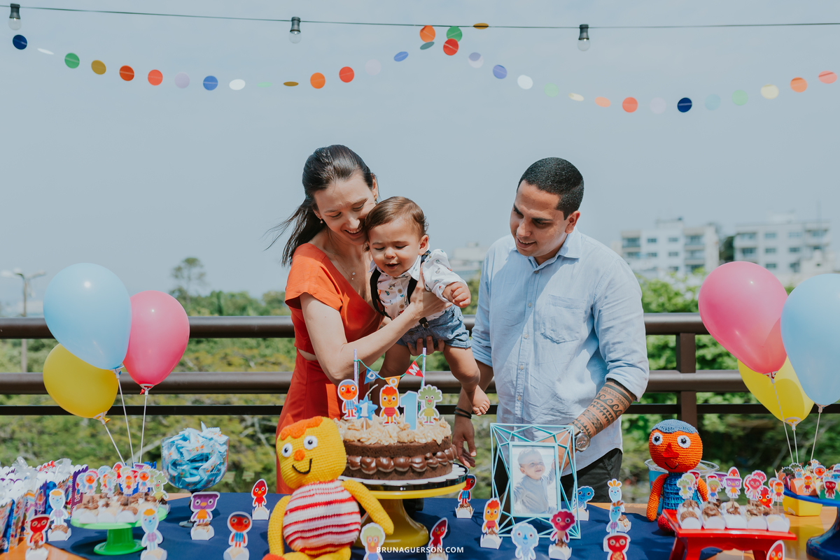 fotografia festa infantil ilha do governador Jardim Guanabara Rio de Janeiro 1 ano dom jardim meditarraneo