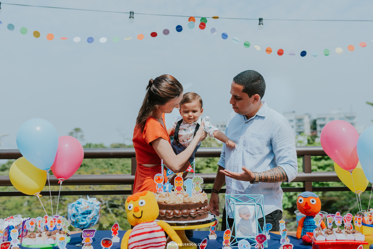 fotografia festa infantil ilha do governador Jardim Guanabara Rio de Janeiro 1 ano dom jardim meditarraneo