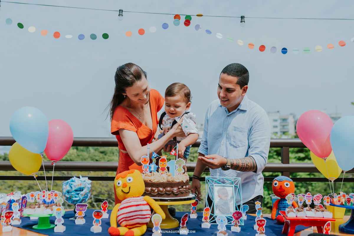fotografia festa infantil ilha do governador Jardim Guanabara Rio de Janeiro 1 ano dom jardim meditarraneo