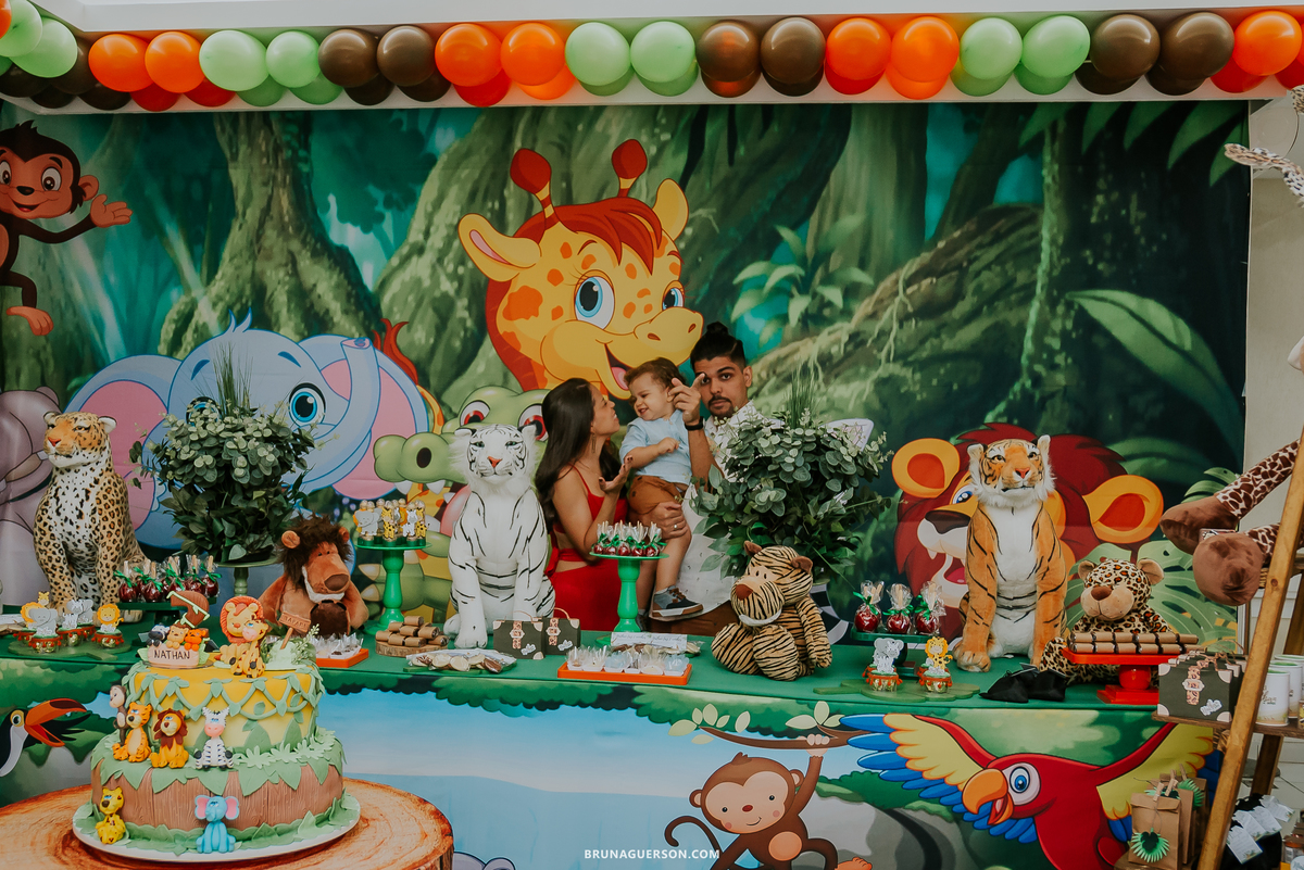 fotografia festa infantil 2 anos nathan rio de janeiro rj casa de festa safari