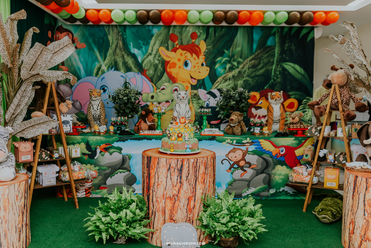 fotografia festa infantil 2 anos nathan rio de janeiro rj casa de festa safari