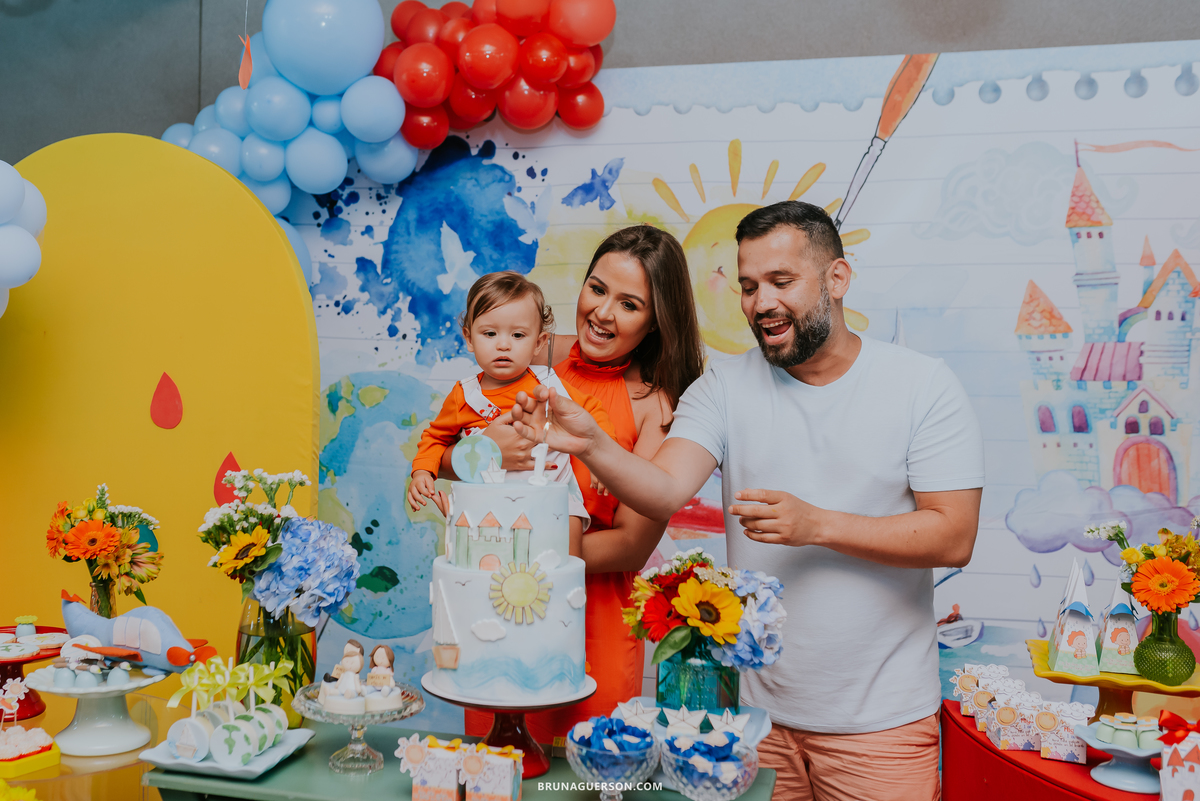 fotografia festa infantil decoracao tema aquarela rio de janeiro fotografa rj 1 ano